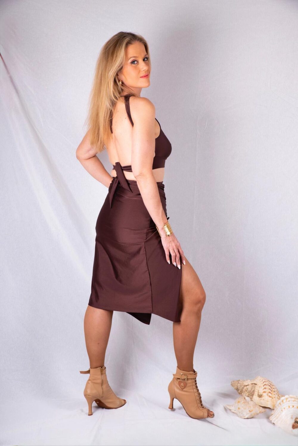 Conjunto CRAZY – Top y falda pantalón - Imagen 4
